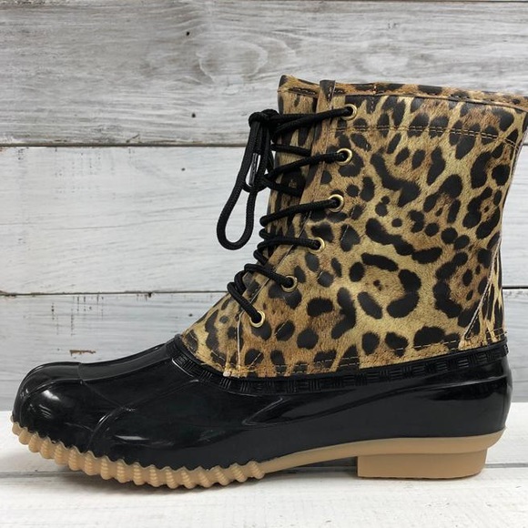 ✨LAST PAIR✨RAIN OR SHINE LEOPARD RAIN BOOTIES - Picture 5 of 5